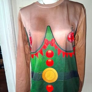*bogo* Festive Elf Costume Sweater